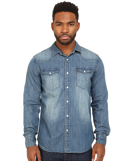 Levi's 李维斯 Barstow Western 男士牛仔衬衫