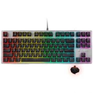 RAPOO 雷柏 V500 RGB 电竞机械键盘 茶轴