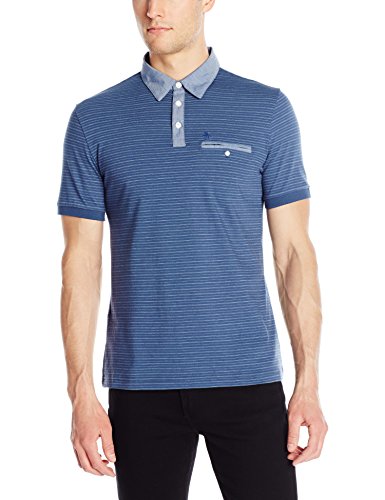 Original Penguin 企鹅 Shadow 男修身弹力Polo衫