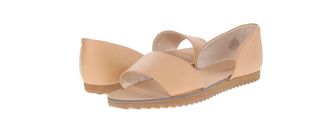 新低价！Nine West Qualify 女款真皮凉鞋