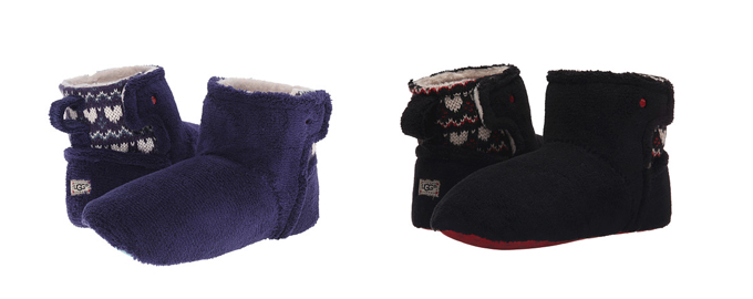 新低价！UGG Kids Tesni Fair Isle 儿童雪地靴