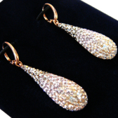 Swarovski 施华洛世奇Abstract Nude 水滴状闪亮耳环 $85.88（约602元）