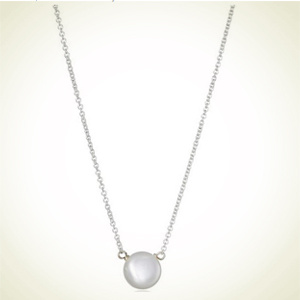 Amazon：Dogeared “Pearls of Love”大珍珠锁骨项链