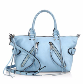 Rebecca Minkoff 瑞贝卡·明可弗 女款时尚真皮流苏机车包 $234.5（约1640元）