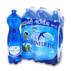 1号店超市 意大利进口 SAN BENEDETTO圣碧涛 天然矿泉水（含气）1.5L*6瓶
