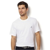 白菜价||eBay：Nautica 诺帝卡 男士休闲修身V领T恤 $12.99（约91元）