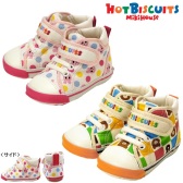 MiKiHouse HOT BISCUITS 宝宝学步鞋二段 彩色板鞋 折后5700日元（约370元）