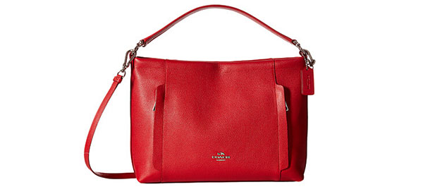 COACH Polished Pebble Leather Scout 女款单肩包