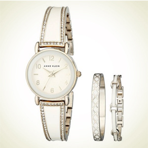 Amazon：Anne Klein AK/2052IVST 女士腕表套装