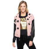 5折！Juicy Couture 粉色黑色拼接棒球服 $199（约1392元）