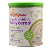Happy Baby 婴儿有机糙米米粉 198g $3.39（约24元）
