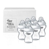 【英亚直邮】Tommee Tippee 汤美天地 防胀气宽口径奶瓶 260ml*6个 £8.33（约77元）