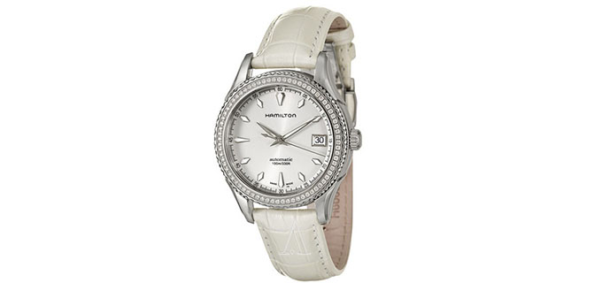Hamilton 汉密尔顿Jazzmaster Seaview 奢华镶钻机械女表
