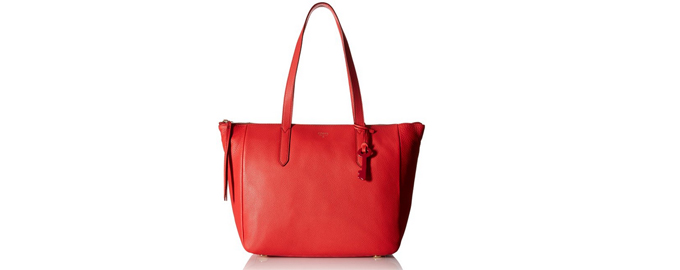 金盒特价，手慢无！Fossil Sydney Tote 真皮手提包