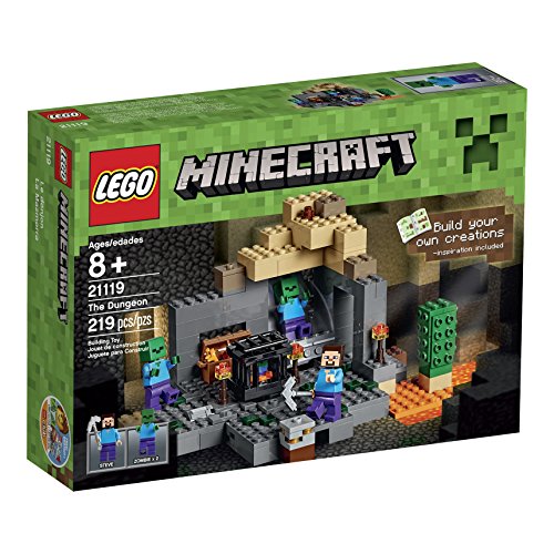 凑单！LEGO 乐高 Minecraft 我的世界21119 地牢