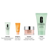 Clinique 倩碧美国官网 ：任意订单满$40送小样4件套热卖