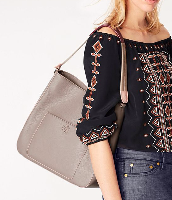 Tory Burch 托里·伯奇 女士真皮单肩手提包