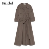 国内专柜1380元！Snidel 系带衬衫领连衣裙 928元