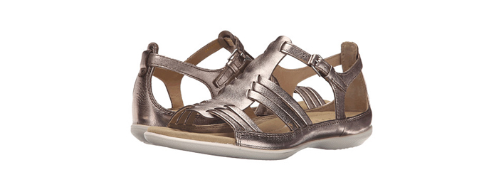 35码！ECCO Flash Huarache Sandal II 女款真皮凉鞋