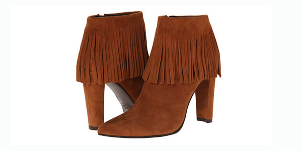 新低价！Stuart Weitzman Fringetimes 女款流苏踝靴