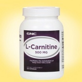 GNC L-Carnitine 左旋肉碱500mg*60粒 $15.00（约105元）