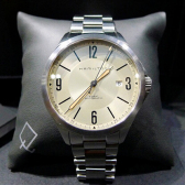 Hamilton 汉密尔顿Khaki Aviation 卡其航空系列香槟色男表 $319（约2234元）