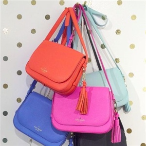 Amazon.com：kate spade new york Orchard Street Penelope 真皮斜挎包