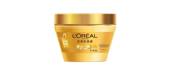 L'OREAL PARIS巴黎欧莱雅 精油润养护发膜250ml*2罐