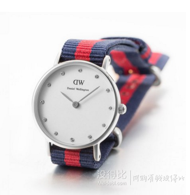 Daniel Wellington 丹尼尔·惠灵顿 0925DW 女款尼龙表带石英腕表