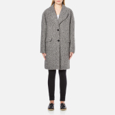 8折！2016秋季新款||Carven 女士 Oversized 单排扣大衣 ￡432（约3758元）