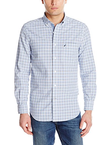 Nautica 诺帝卡 Tattersall Oxford 男士格子衬衫