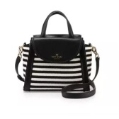 kate spade 小号黑白条纹 adrien 斜挎包 $166.40（约1165元）