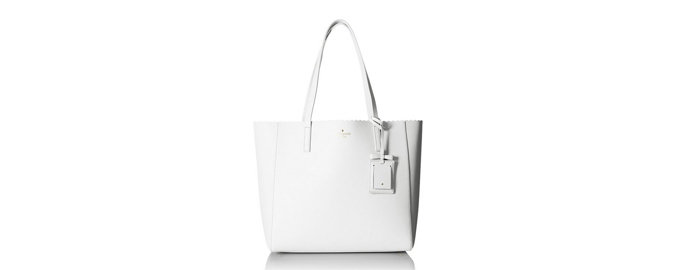 kate spade Cape Drive Hallie 真皮花边托特包
