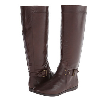 5码！Nine West 玖熙 Truthe 女士真皮长筒靴