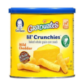 Gerber 嘉宝淡切达奶酪味手指泡芙42g  $2.25（约16元）