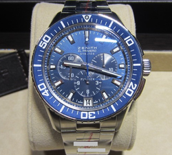 ZENITH 真力时 El Primero STRATOS系列 飞返计时 男士自动机械腕表 03-2067-405-51-M2060