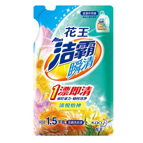 花王 洁霸 瞬清 清悦怡神香无磷洗衣液 1.5kg
