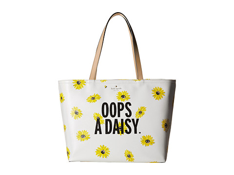 Kate Spade New York 女士清新小菊花托特包 Down The Rabbit Hole Oops-A-Daisy Francis