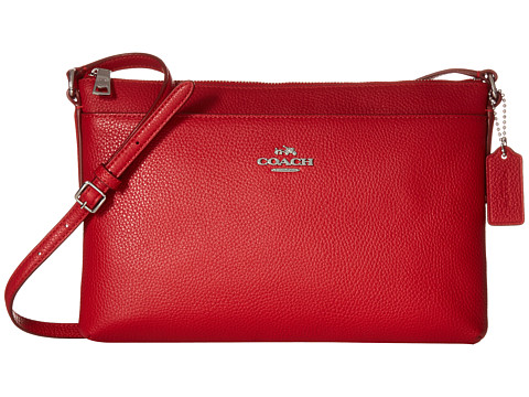 COACH 蔻驰 Polished Pebble Journal 女士单肩包