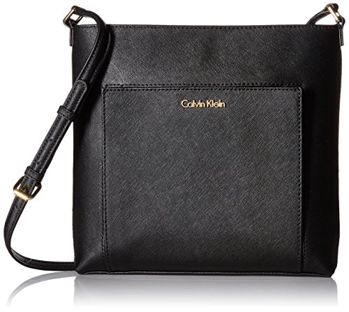 手慢无！Calvin Klein Saffiano 女士真皮斜挎包