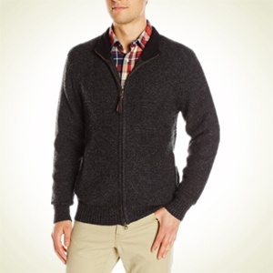 Amazon.com：史低价！Pendleton 彭得顿 Shetland 男士立领羊毛开衫