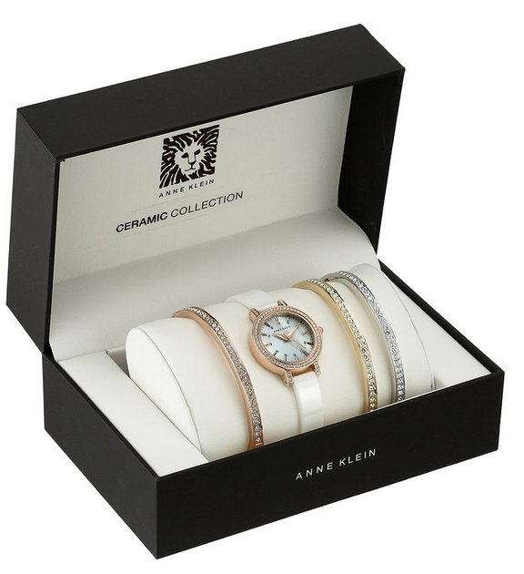 Anne klein AK/2180WTST 女士腕表&手镯套装