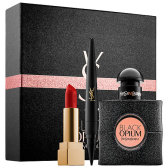 价值$140！YSL 黑鸦片香水唇膏眼线笔套装 $88（约620元）