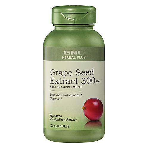 GNC Herbal Plus® 葡萄籽精华 300 mg 100粒