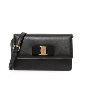 入手经典款！Salvatore Ferragamo Miss Vara 黑色斜挎包 $562.5（约3923元）
