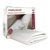 英镑汇率8.25！Morphy Richards 75184 双人4档调温电热毯 ￡19.99（约165元）
