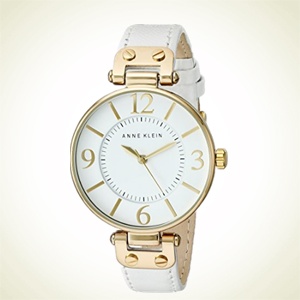 Amazon.com：简单最时尚！Anne Klein 安妮·克莱恩 109168WTWT 女士时装腕表