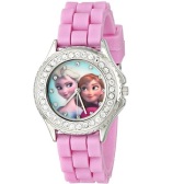 【美亚直邮】小小公主梦！Disney 迪斯尼 FZN3554 冰雪奇缘 儿童水钻手表 $12.99（约92元）