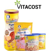 Vitacost：Gerber 嘉宝婴幼儿童零食  额外8.5折