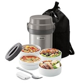 【美亚直邮】好价！Zojirushi 象印 不锈钢保温便当盒 $36.99（约262元）